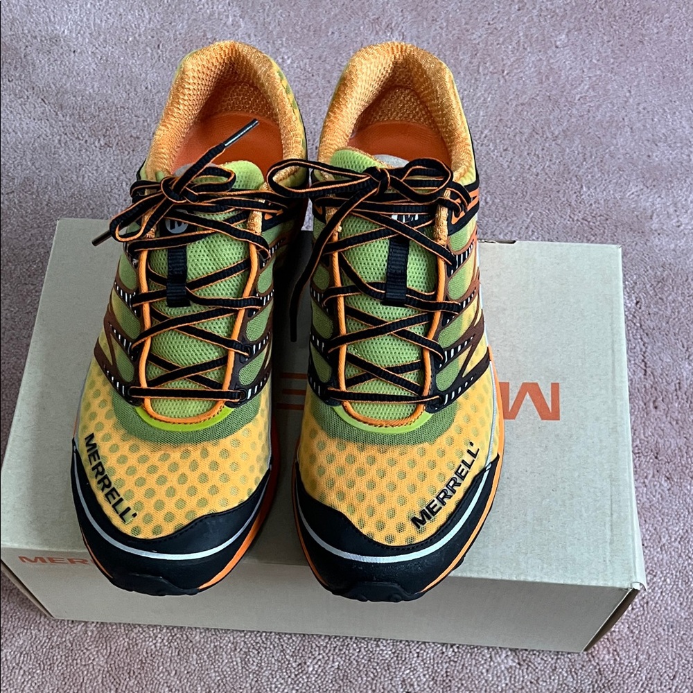 Merrell Vibrant Orange and Black Running Shoes